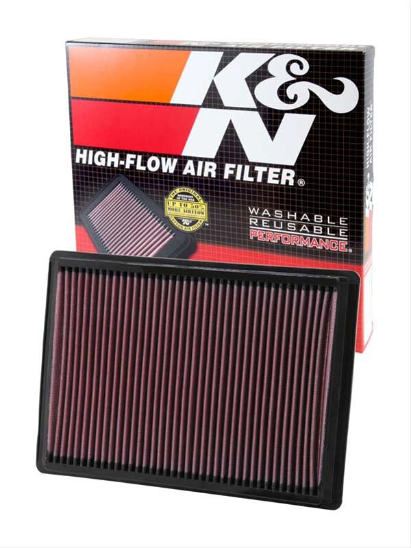 K&N Oiled Air Filter 02-10 Commander, Liberty, Grand Cherokee